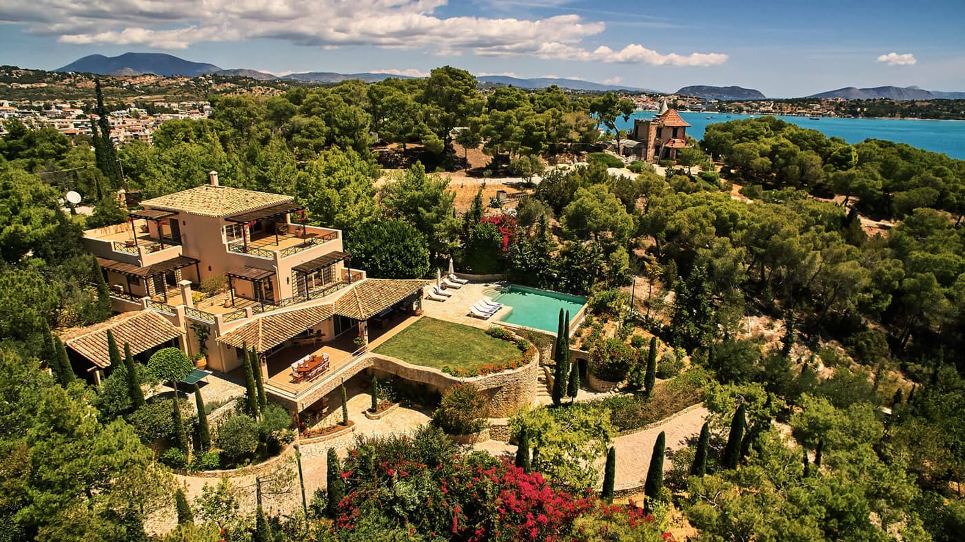 Beachfront Villa Porto Heli — luxury villa photo 1