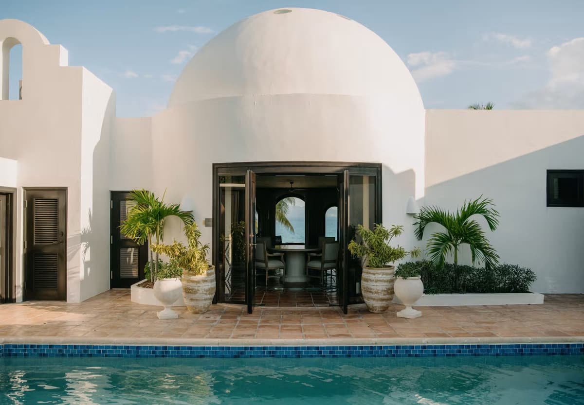 Beachfront Five Bedroom Villa at Cap Juluca — luxury villa photo 2