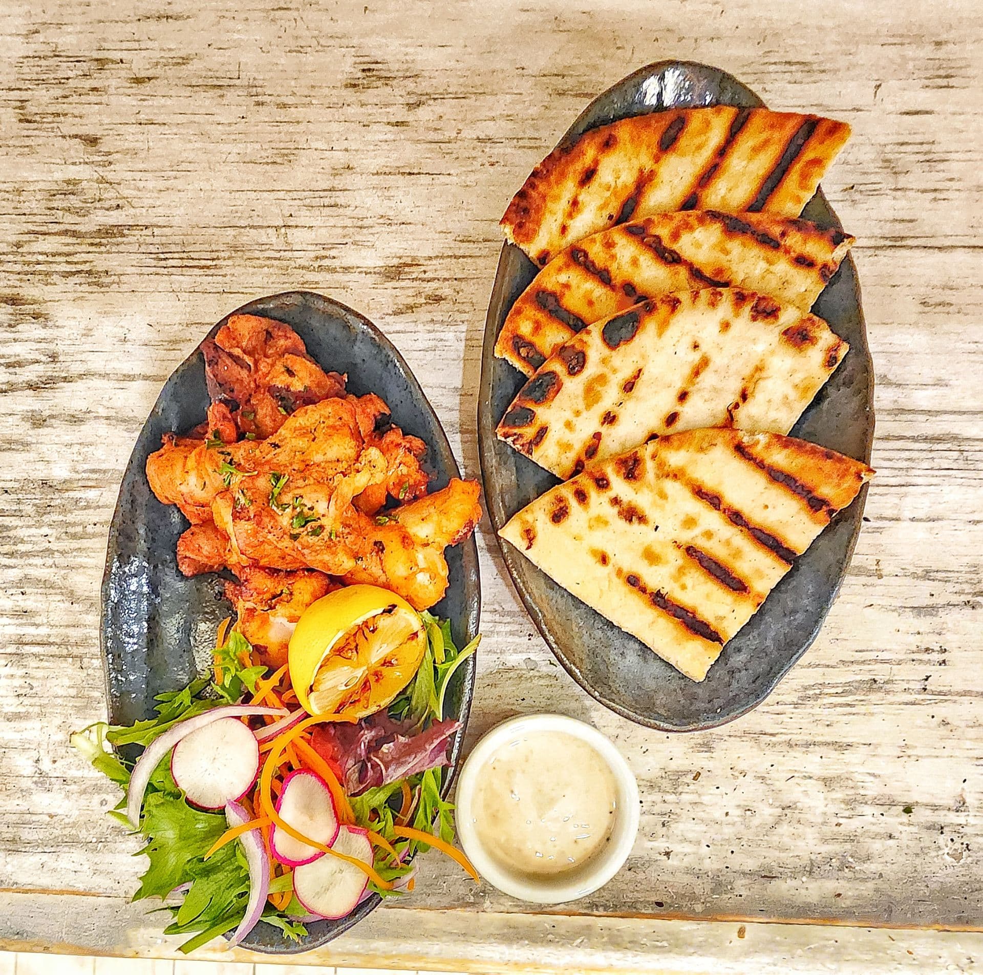 Shish Tawook and Pita