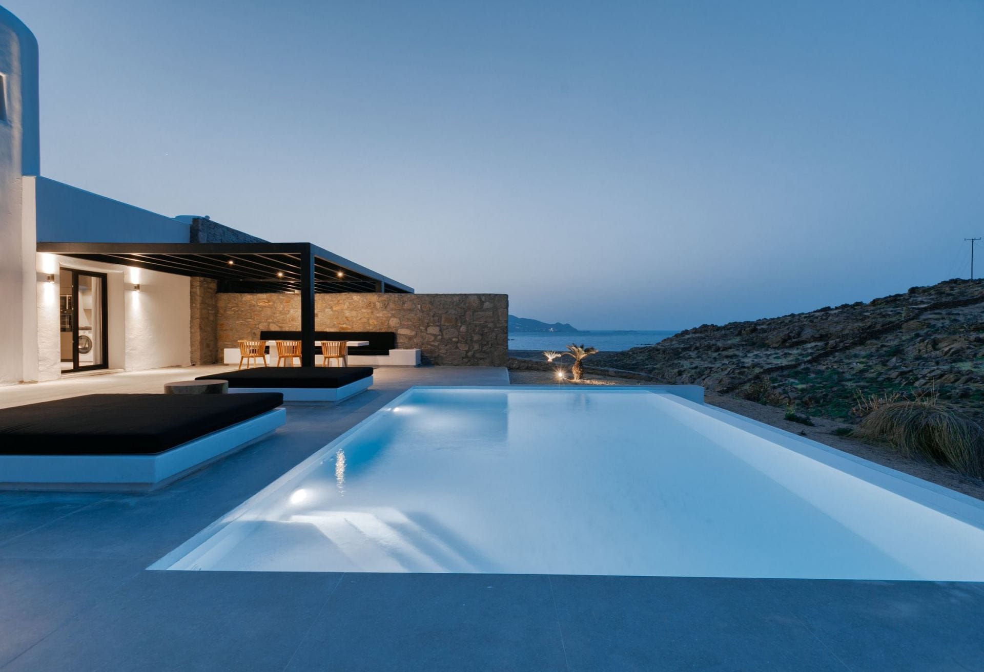 Ftelia Black Villa 4 — luxury villa photo 1