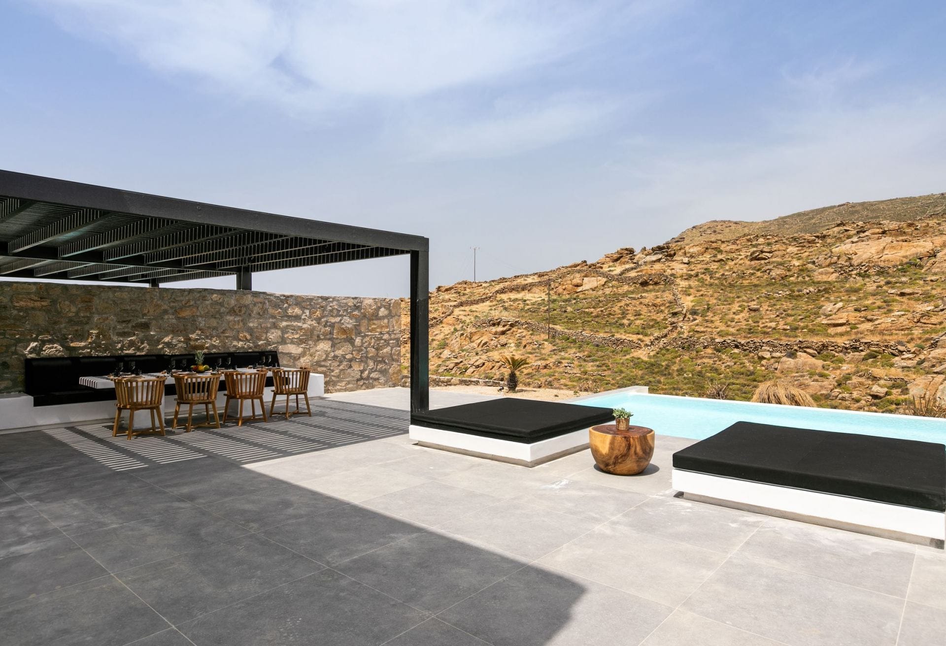 Ftelia Black Villa 4 — luxury villa photo 1