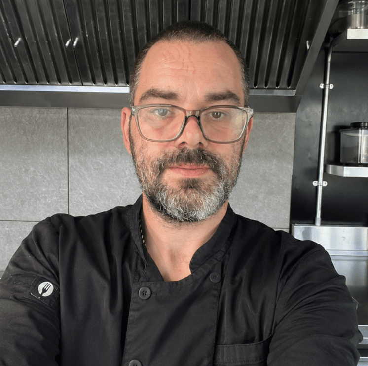 Jamie B — private chef portrait