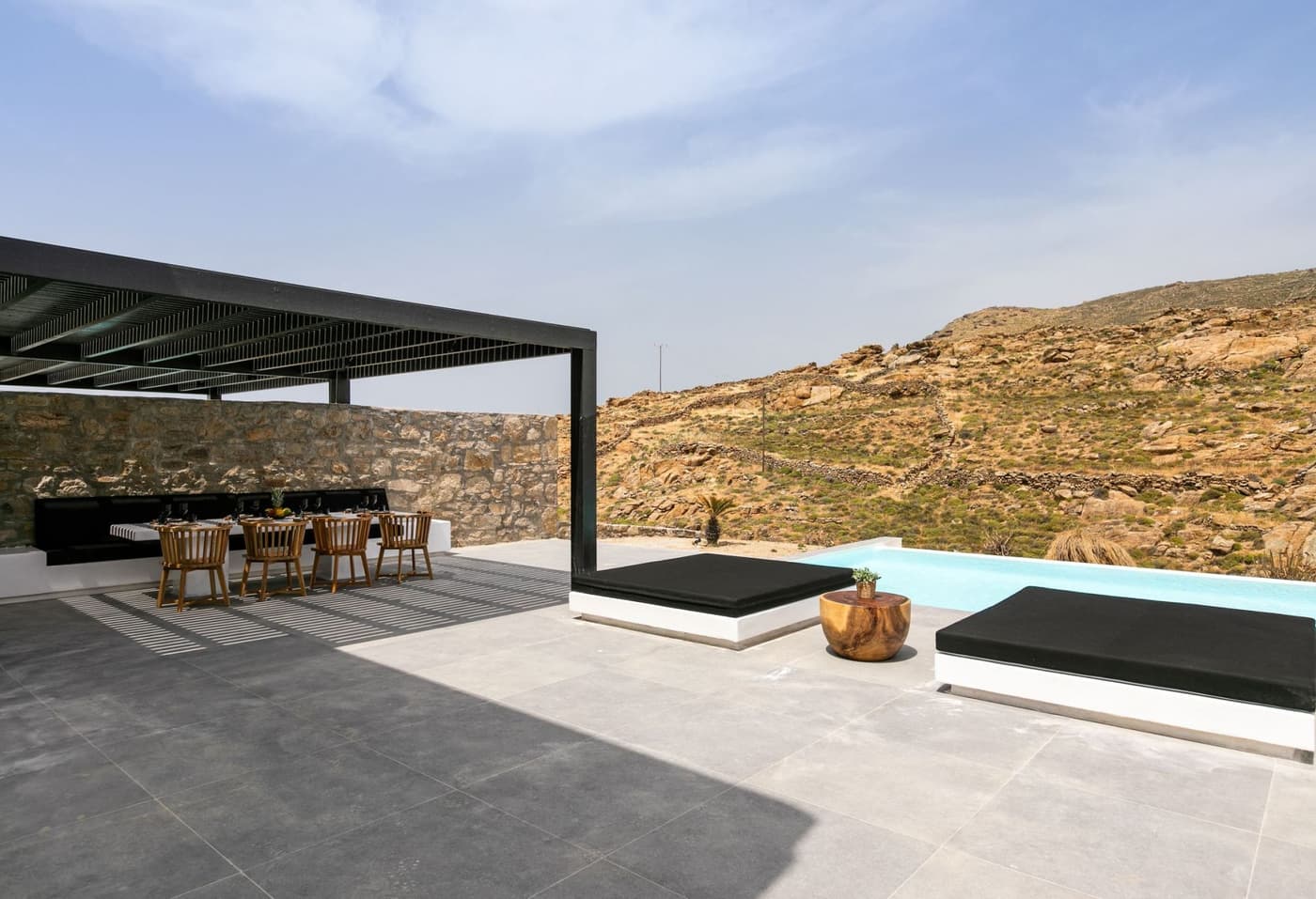 Ftelia Black Villa 4 — luxury villa photo 1