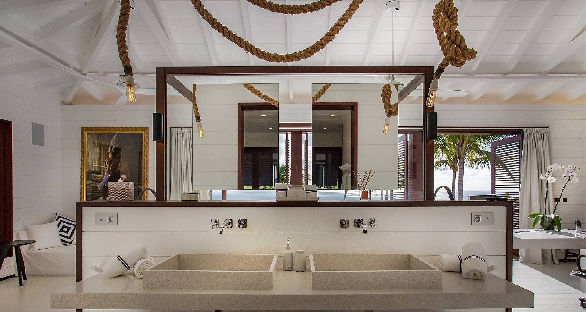 Villa Maison Blanc Bleu