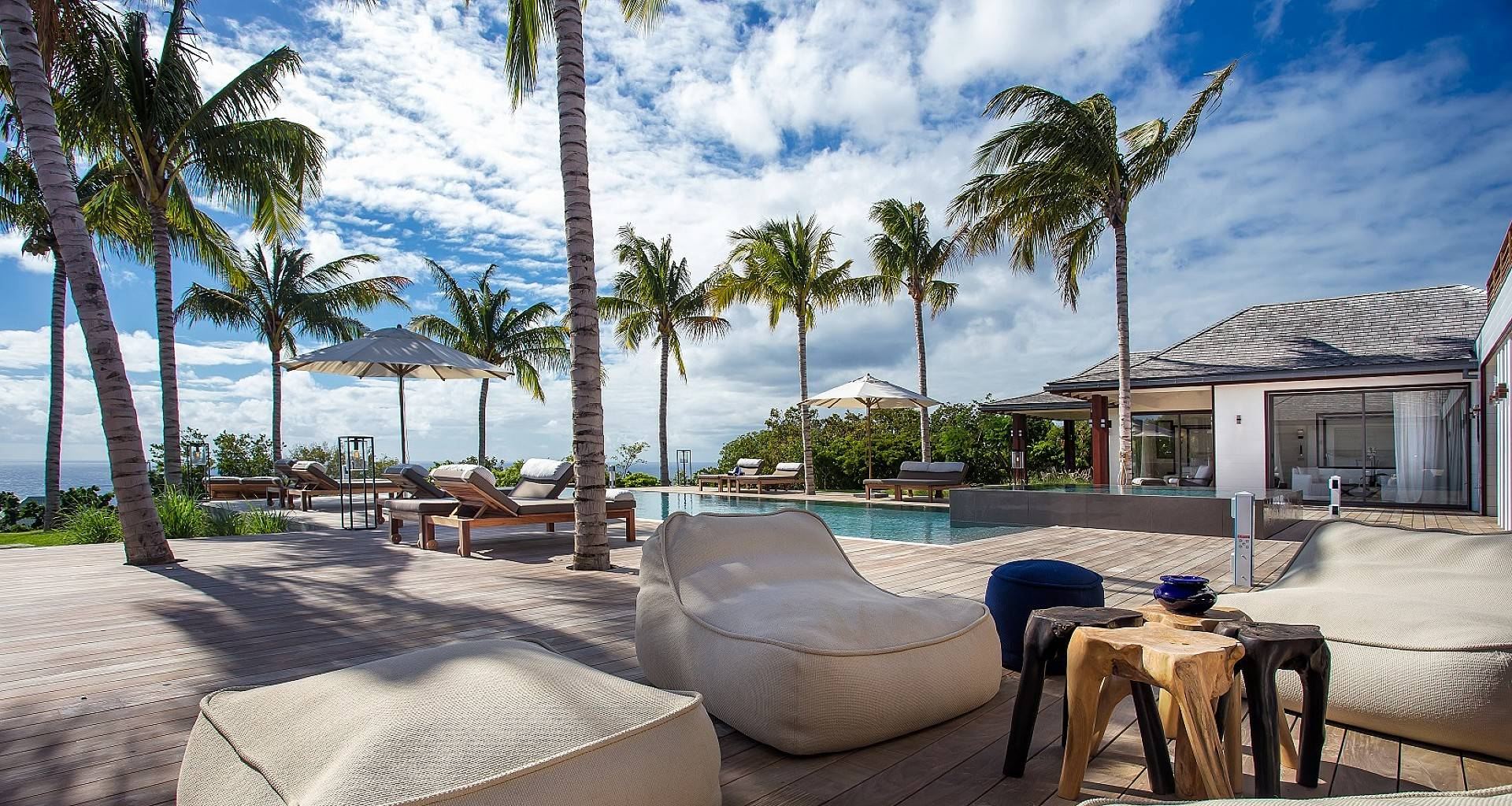 Villa Maison Blanc Bleu