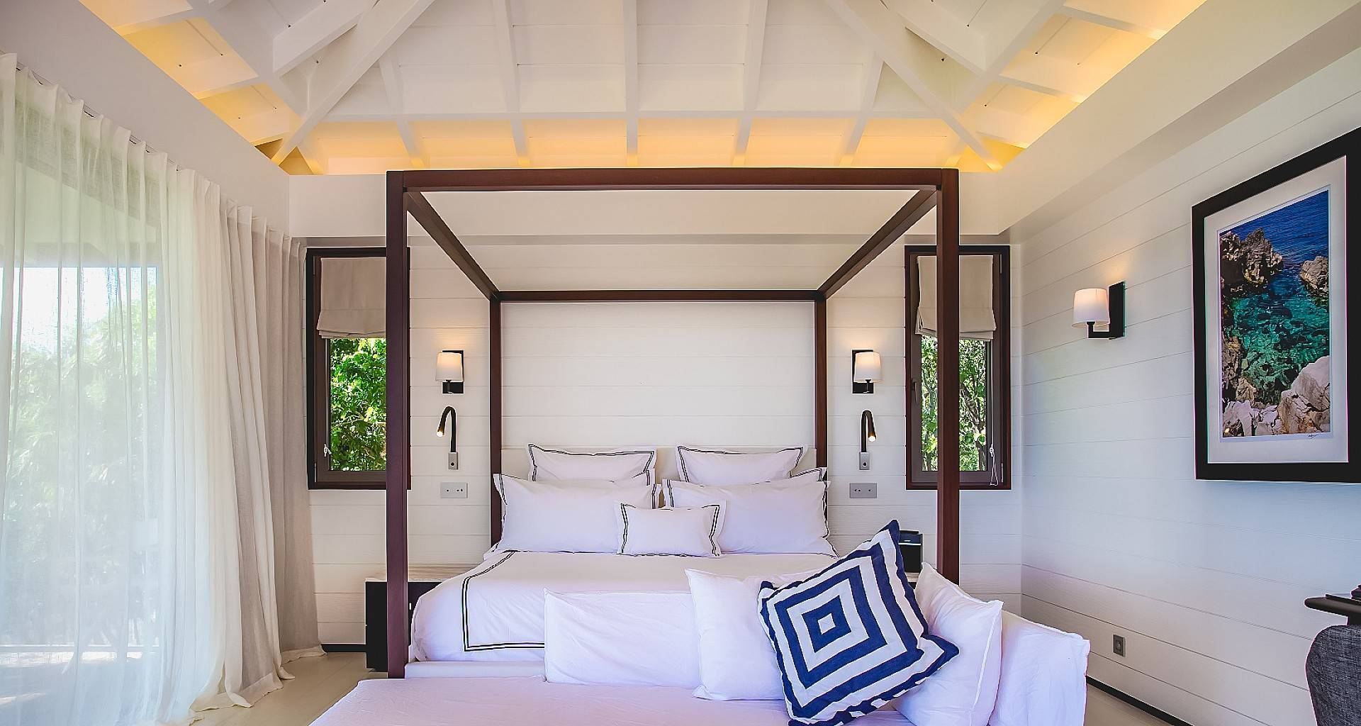 Villa Maison Blanc Bleu