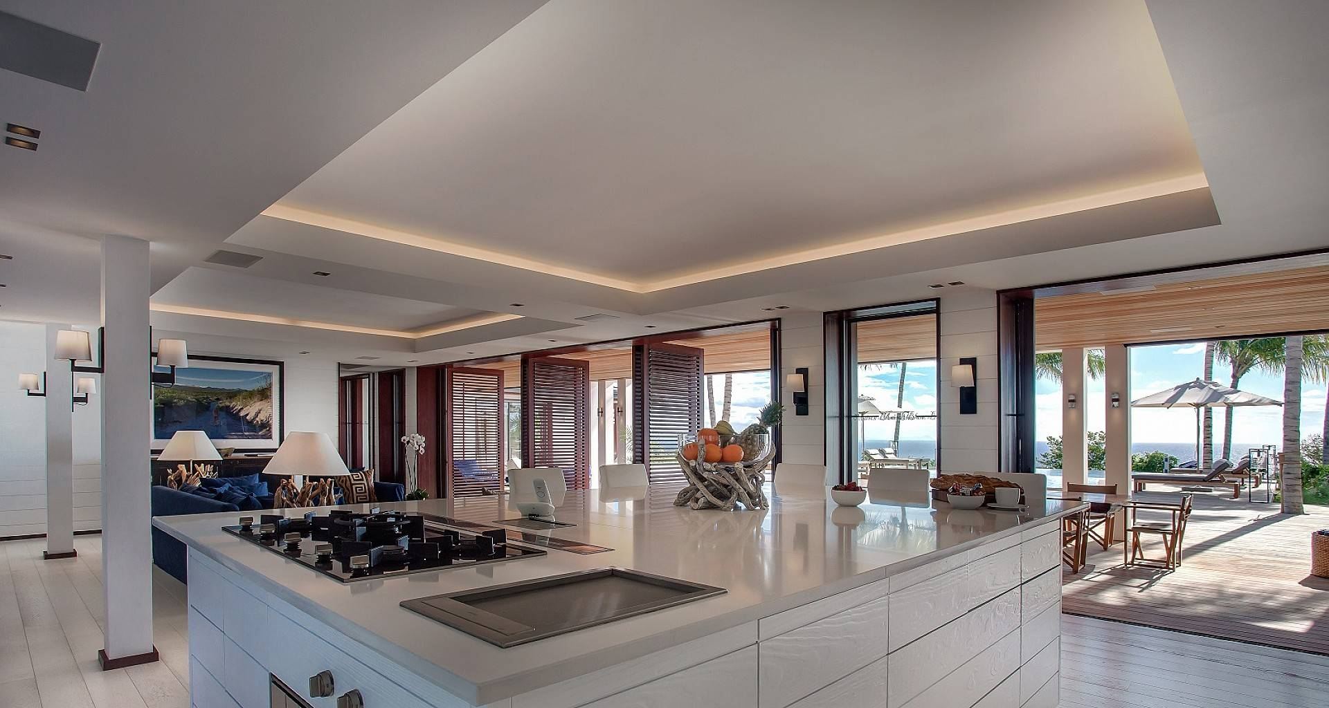 Villa Maison Blanc Bleu