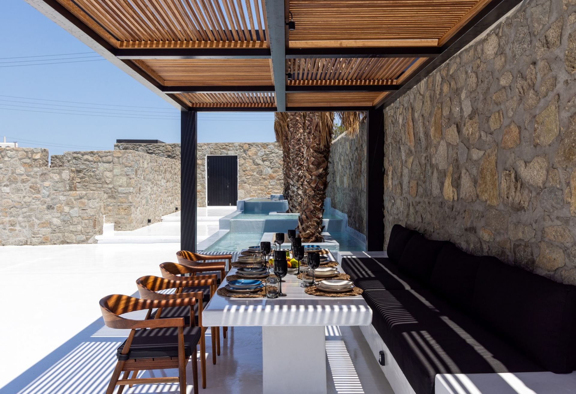 Mykonos Town Black Villa