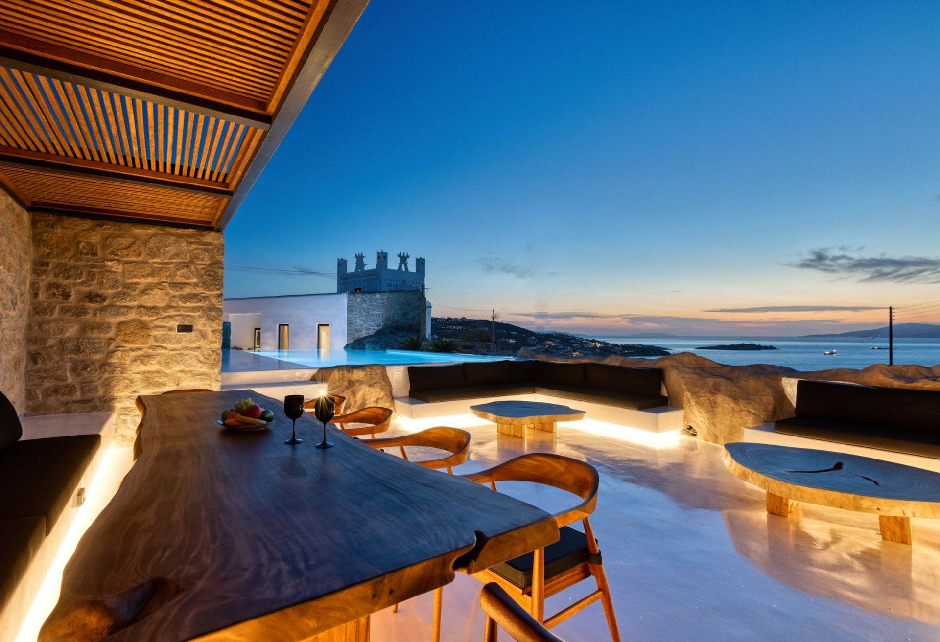 Mykonos Town Black Villa