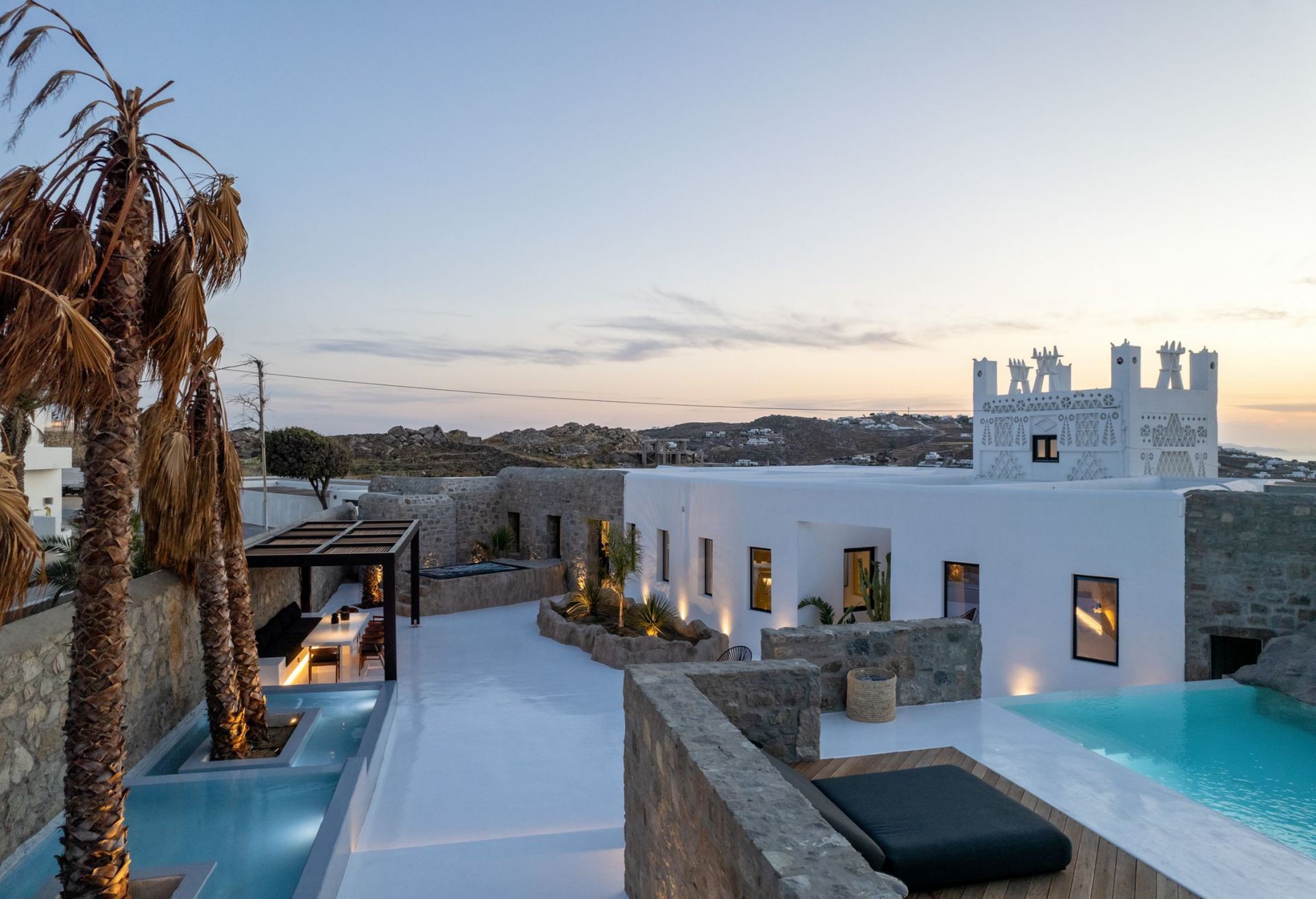 Mykonos Town Black Villa