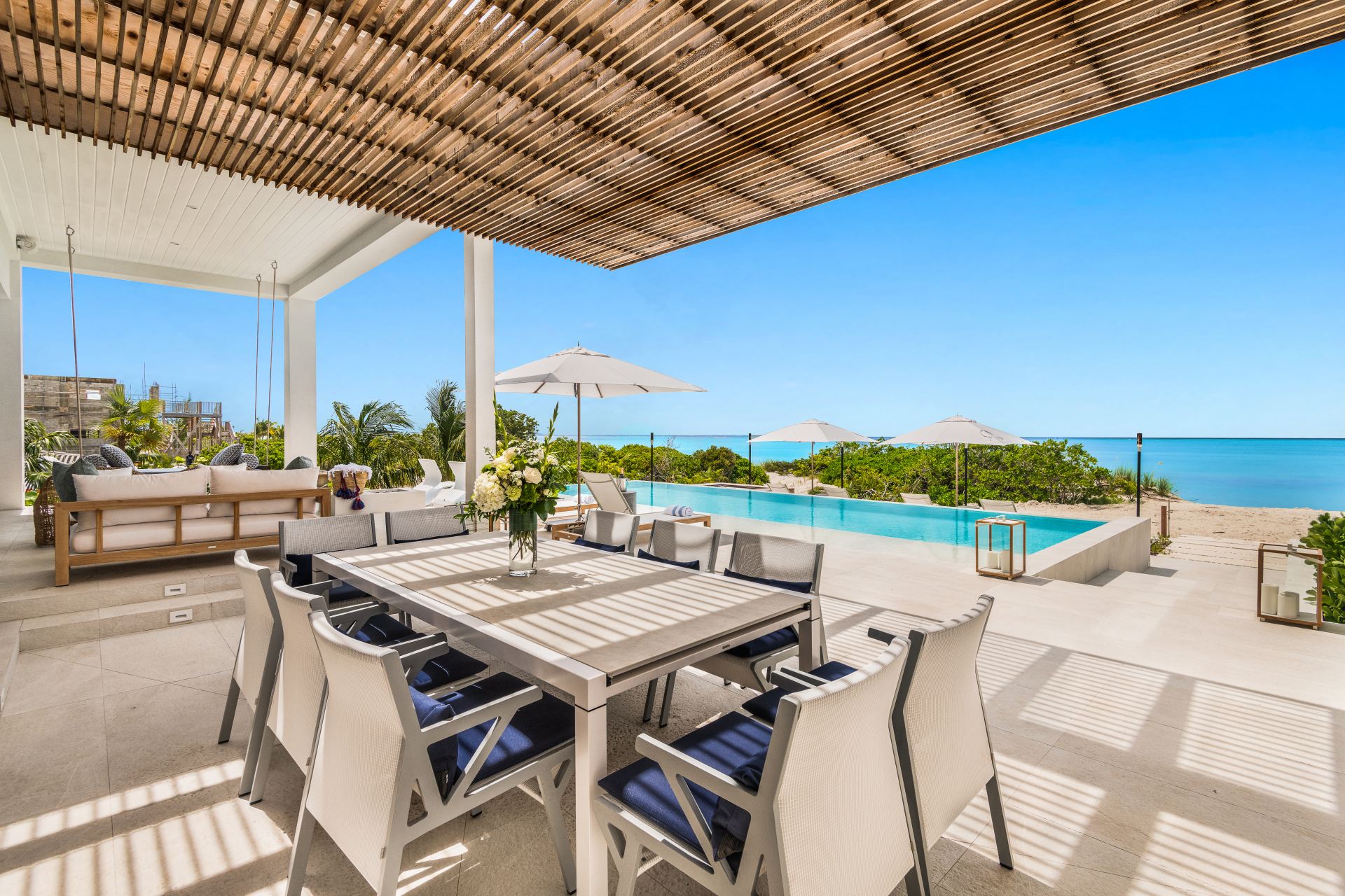 Grace Bay Enclave - 5 BDR BEACHFRONT VILLA
