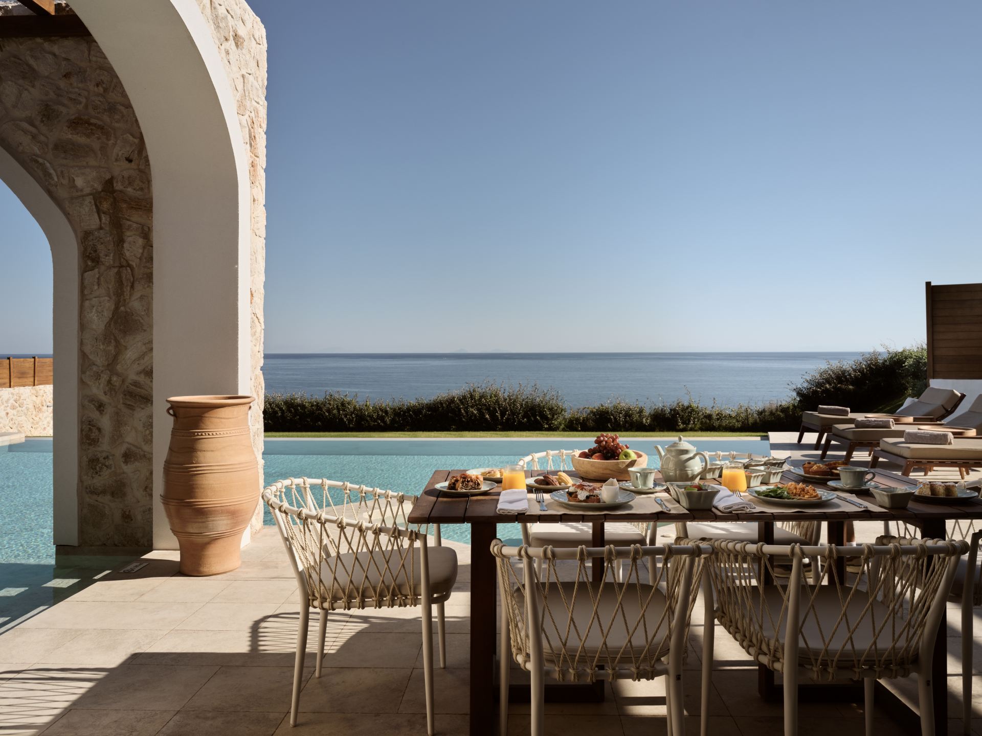 Three Bedroom Sea front Pool Villa