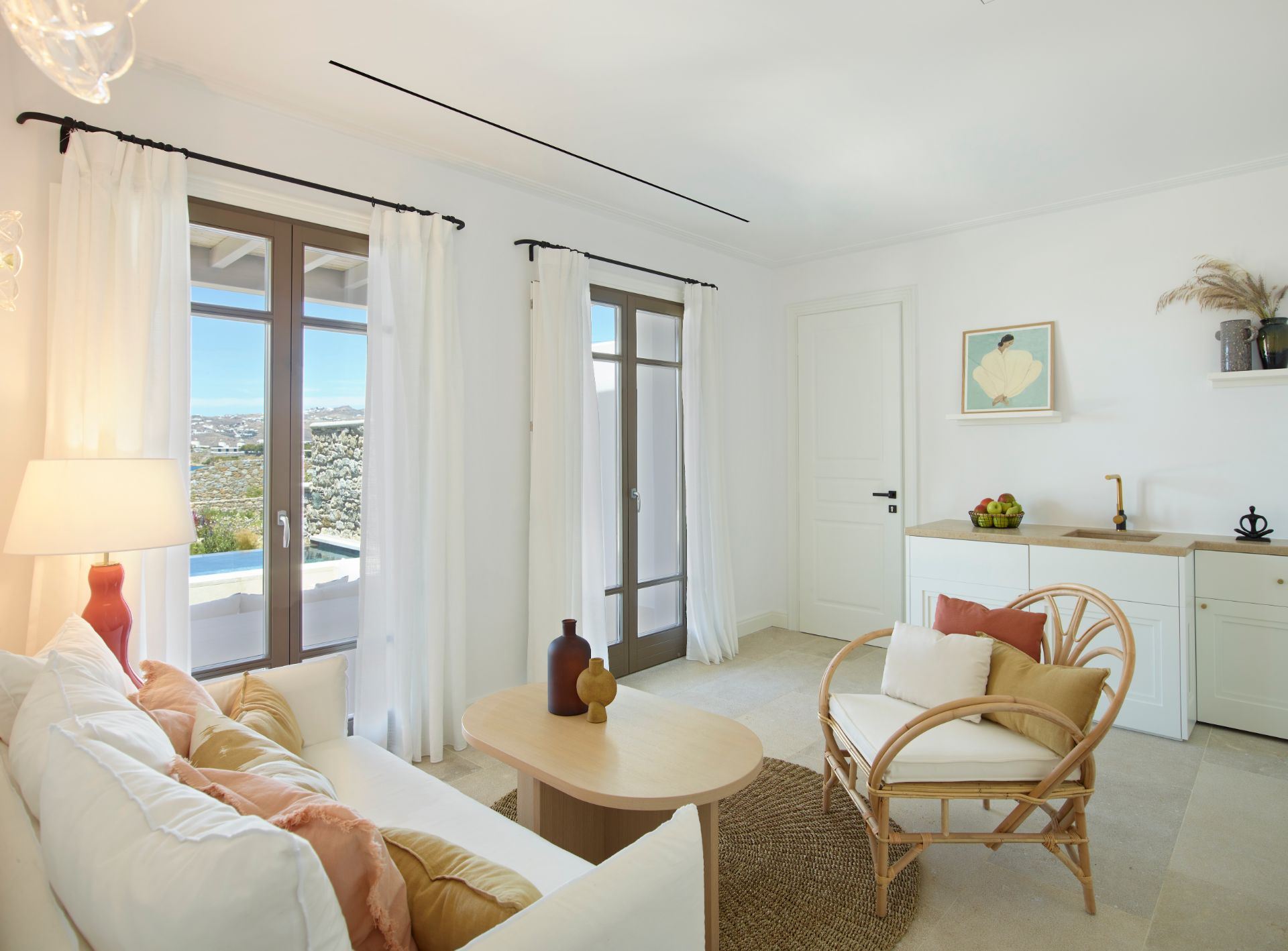Two Bedroom Home Sea view with Private Heated Pool